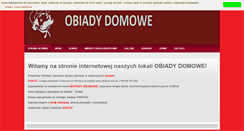 Desktop Screenshot of obiadydomowe.net